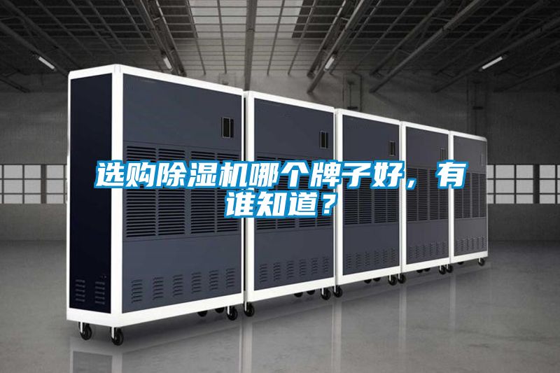 選購除濕機(jī)哪個(gè)牌子好，有誰知道？