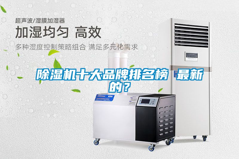 除濕機十大品牌排名榜 最新的？