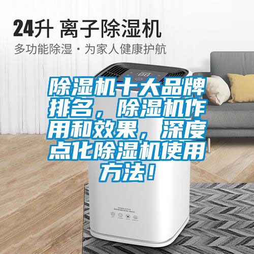 除濕機(jī)十大品牌排名，除濕機(jī)作用和效果，深度點(diǎn)化除濕機(jī)使用方法！