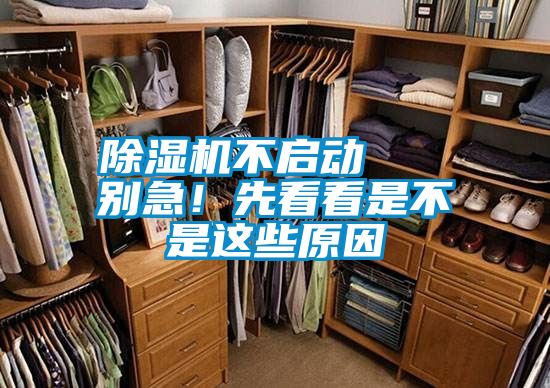 除濕機(jī)不啟動   別急！先看看是不是這些原因