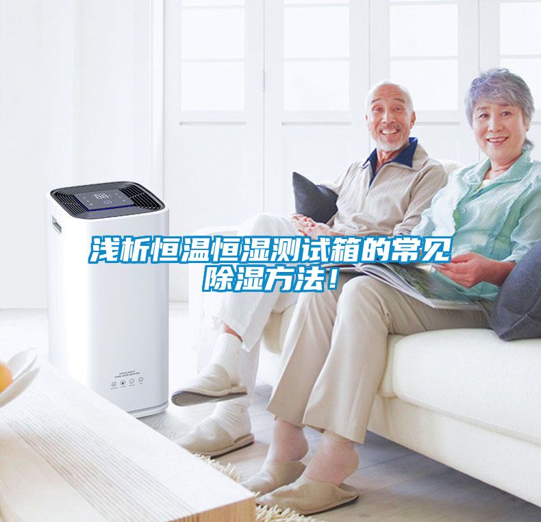 淺析恒溫恒濕測試箱的常見除濕方法！