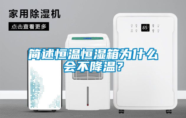 簡述恒溫恒濕箱為什么會不降溫？